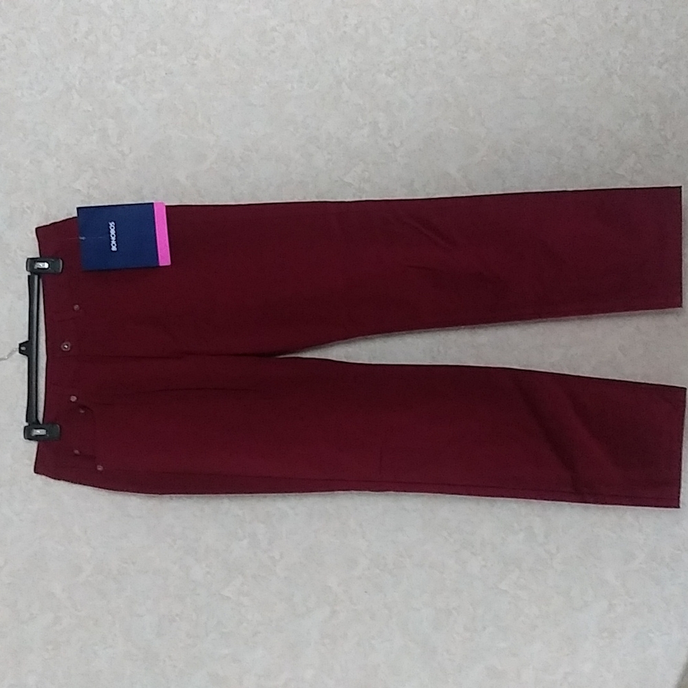 Bonobos trousers, red, size 32/32 slim.